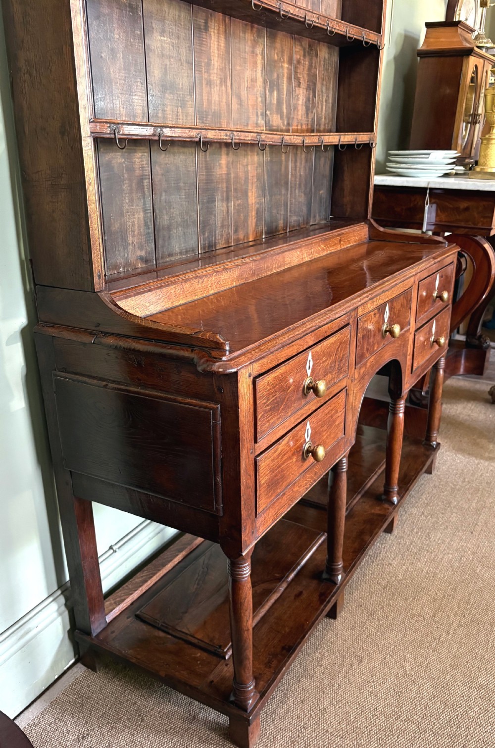 EARLY 19TH C OAK DRESSER View VI