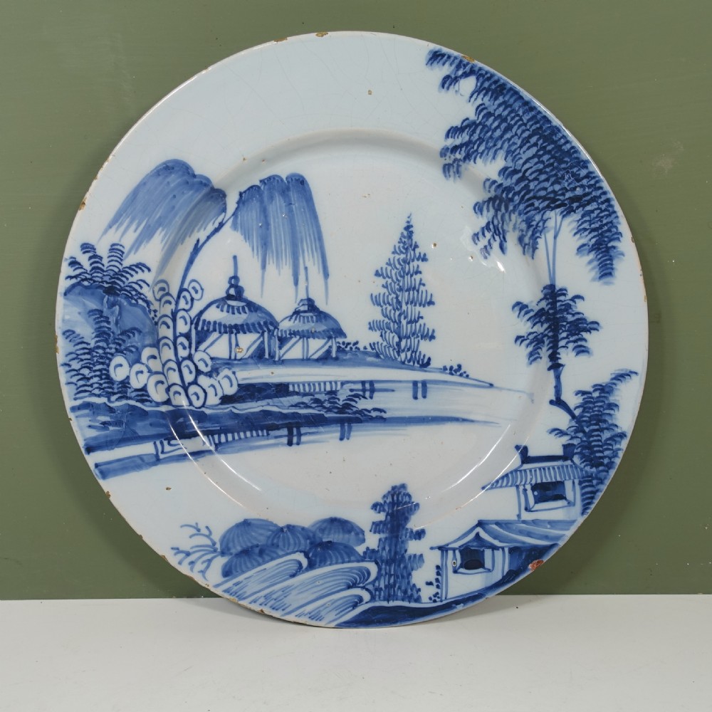 18TH C DELFT CHARGER