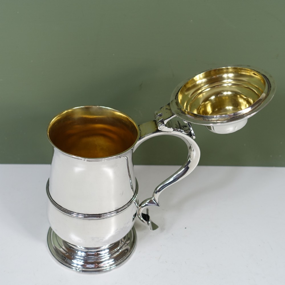 GEORGE III SILVER TANKARD 1790 View V