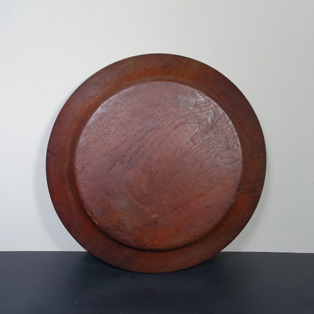 LARGE 19TH C ELM CHARGER View VI