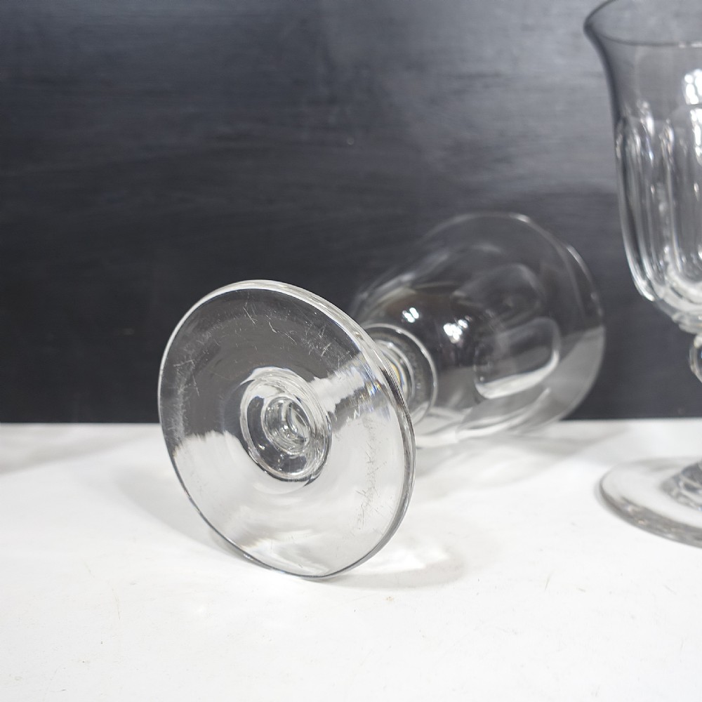 SET OF EIGHT 19TH C WINE GLASSES View IV