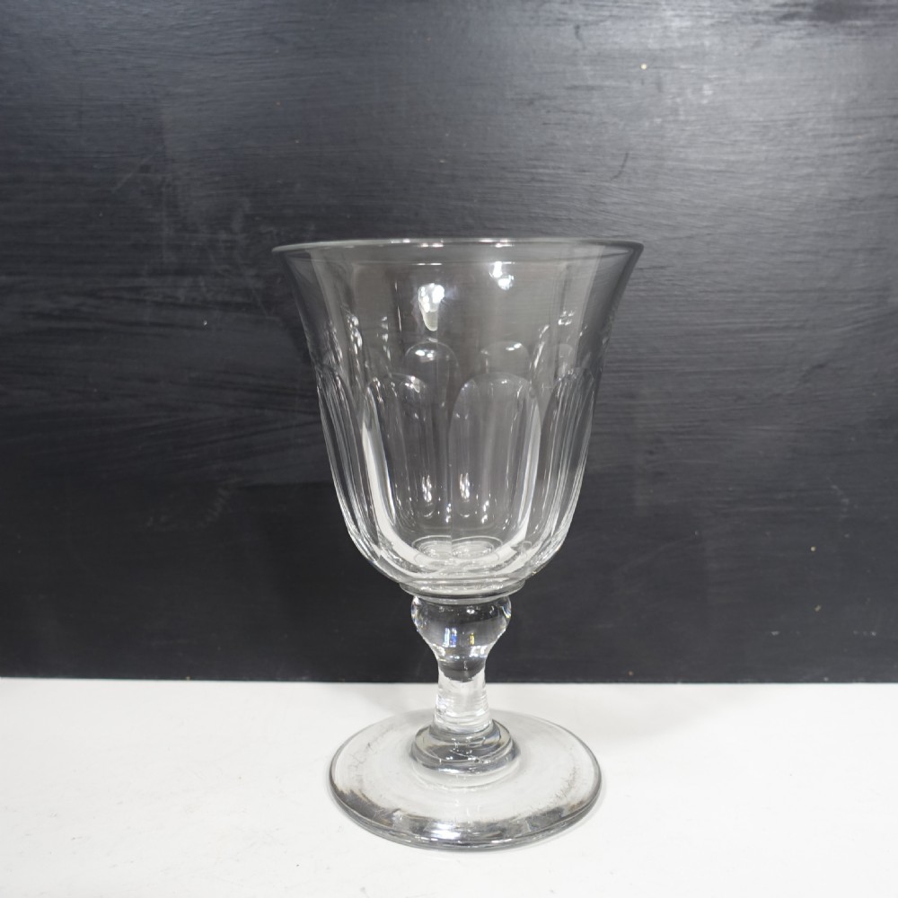 SET OF EIGHT 19TH C WINE GLASSES View V