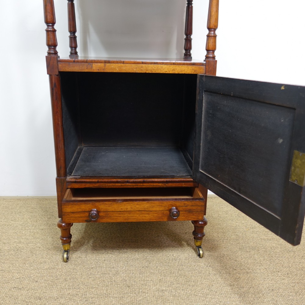 19TH C ROSEWOOD WHATNOT View VI