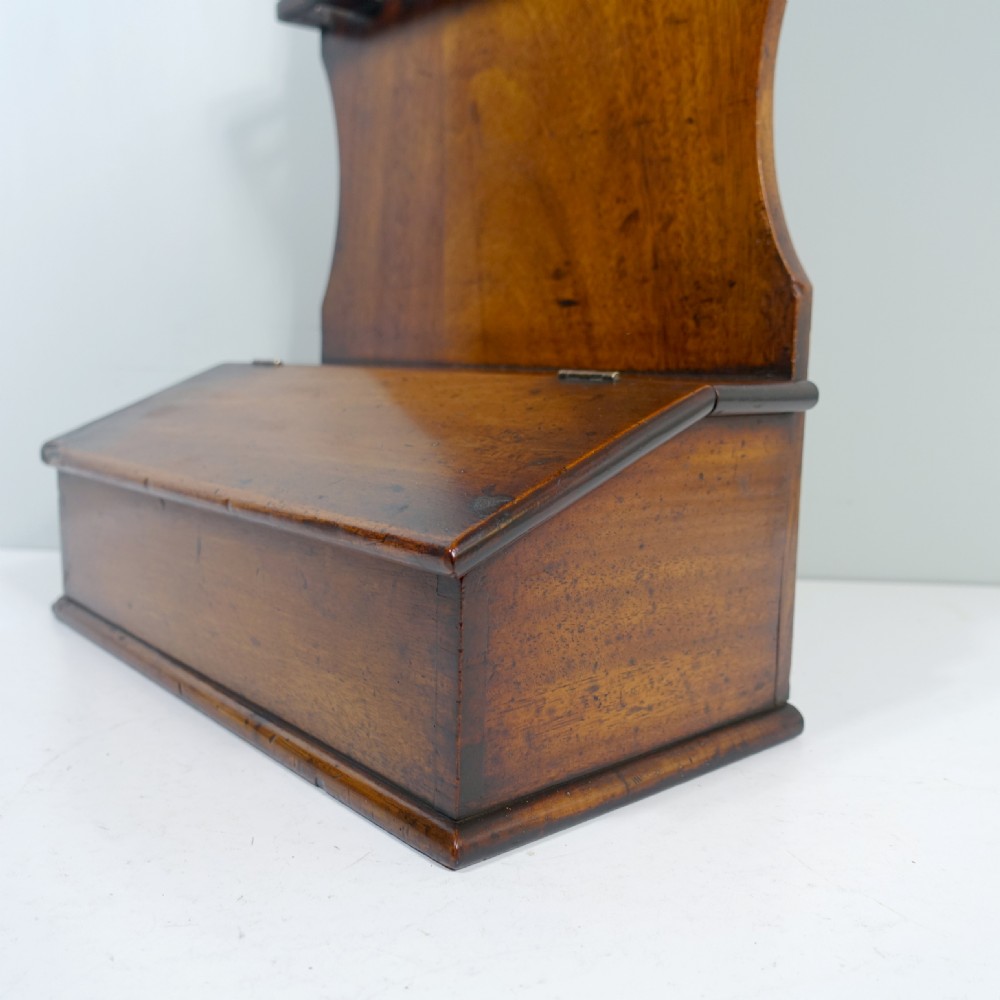 WALNUT SPOON RACK & CANDLE BOX C1800 View IV