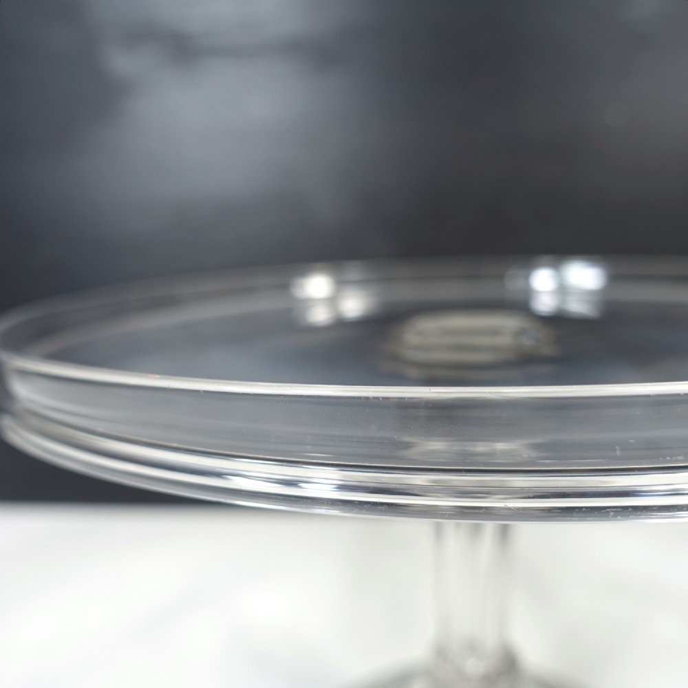 LATE 18TH C GLASS TAZZA View VI