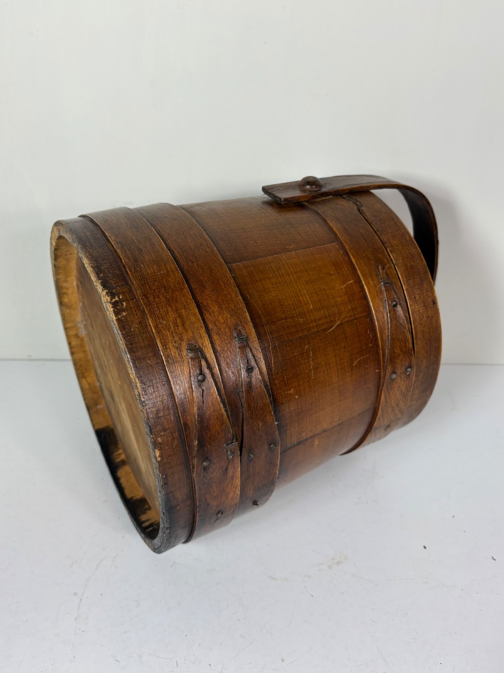 19TH C FLOUR TUB View II