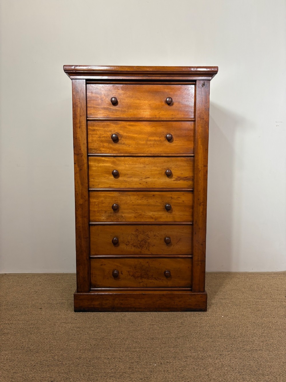 19TH C WELLINGTON SECRETAIRE