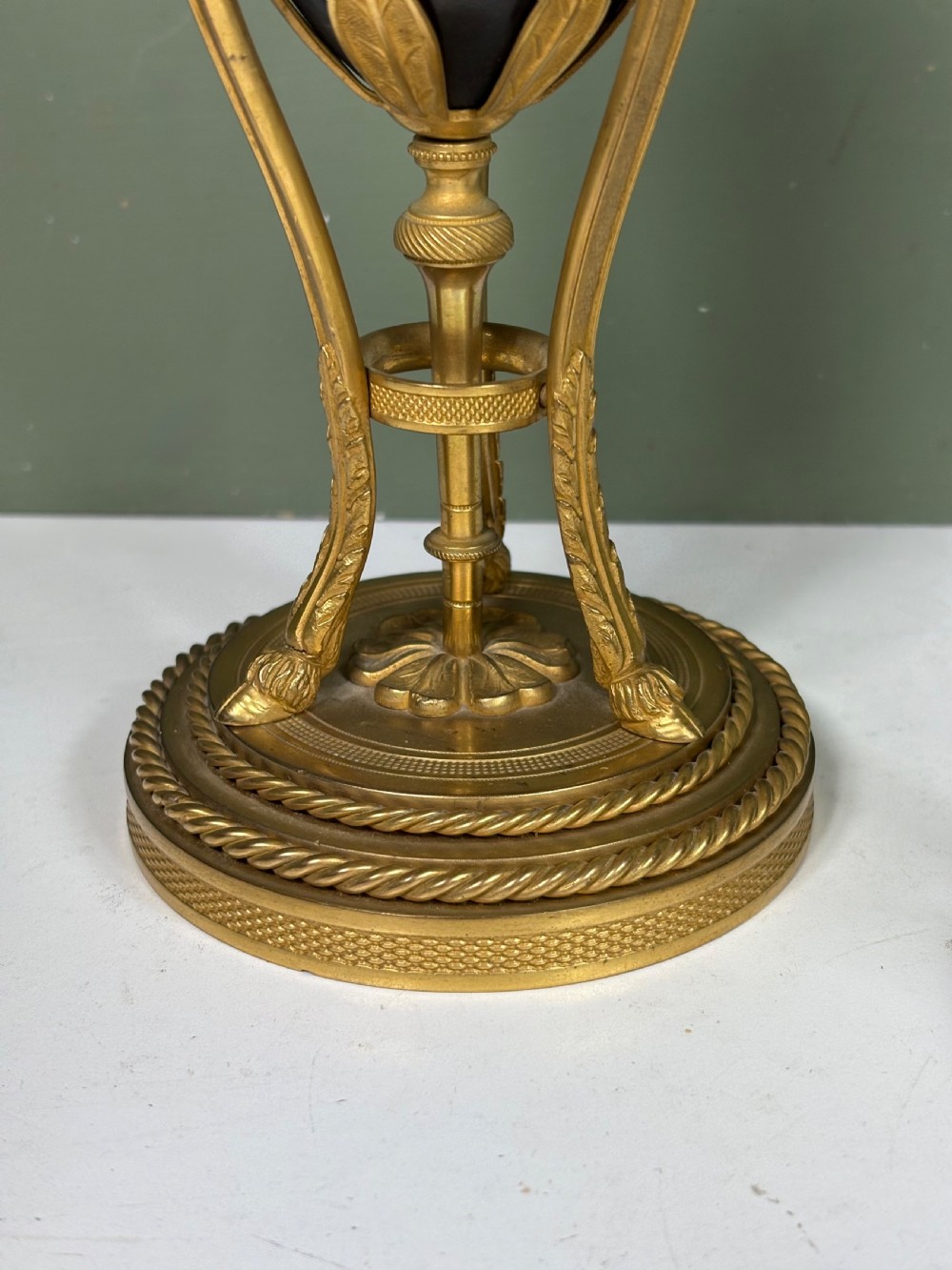 PAIR OF 19TH C BRONZE & ORMOLU CASSOULETTES  View IV