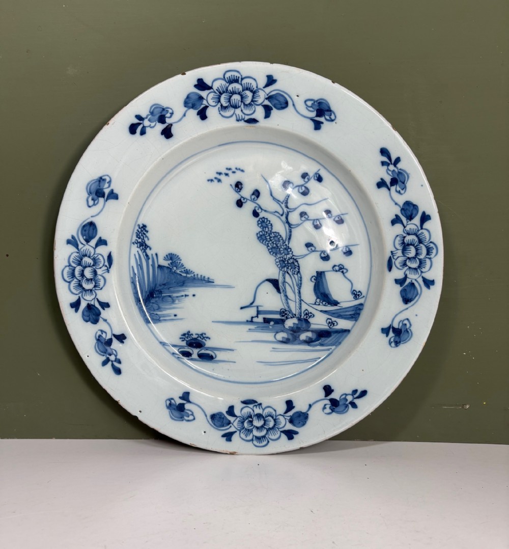 18TH C DELFT CHARGER