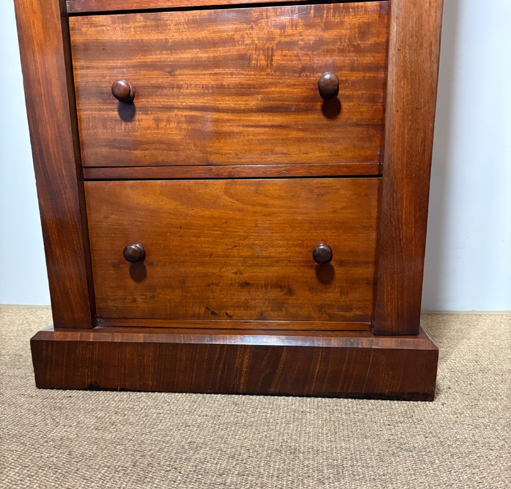 19TH C WELLINGTON SECRETAIRE CHEST View VI