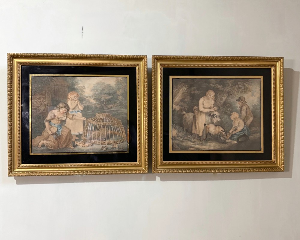 PAIR OF 19TH C ENGRAVINGS