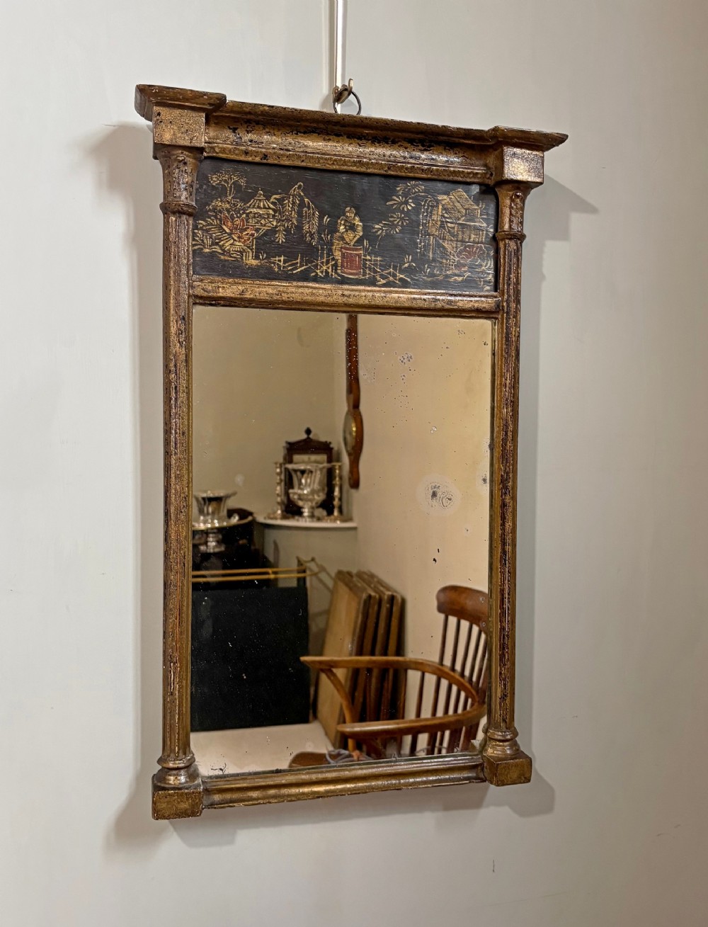 REGENCY GILT PIER GLASS
