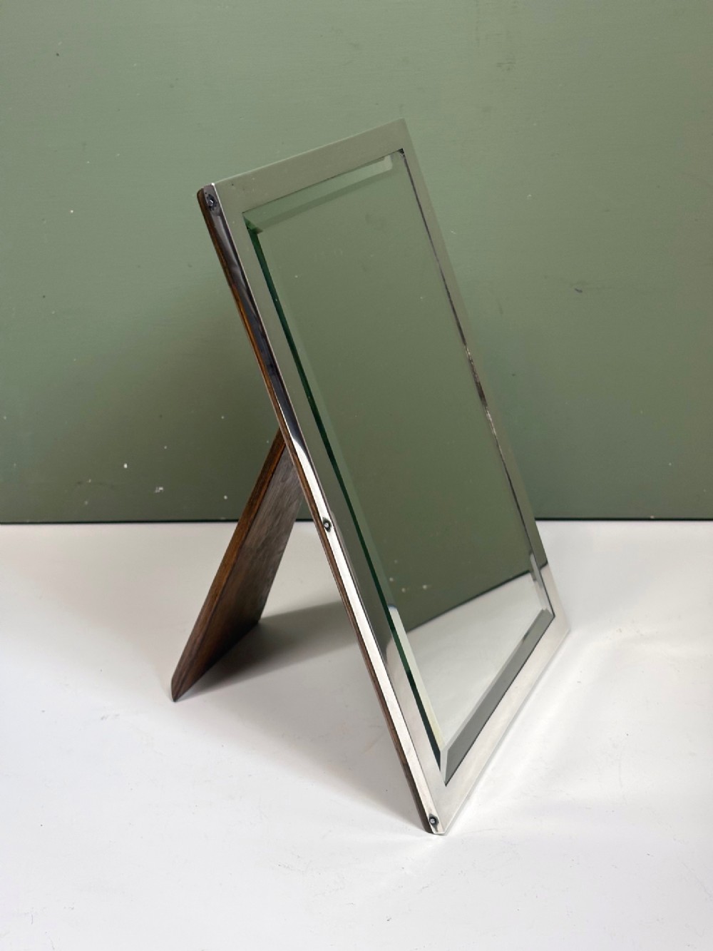 SILVER FRAMED MIRROR, 1928