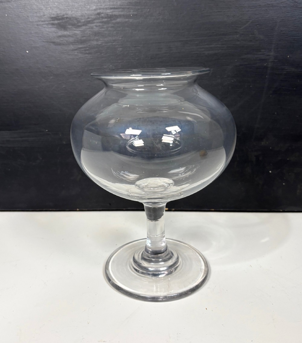 GEORGE III GLASS JAR