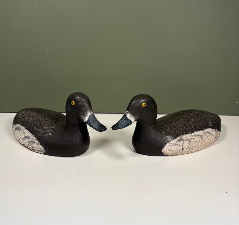PAIR OF 19TH C DECOY DUCKS View II