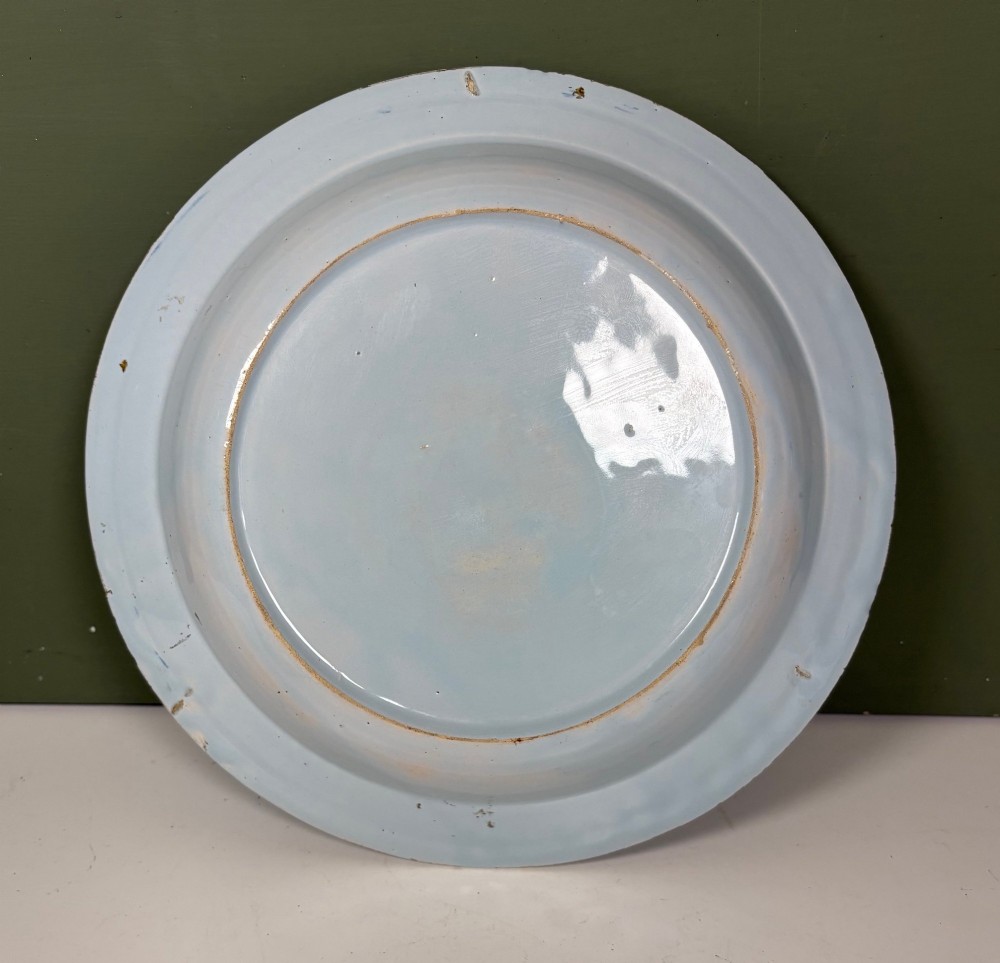 18TH C DELFT POLYCHROME CHARGER View V