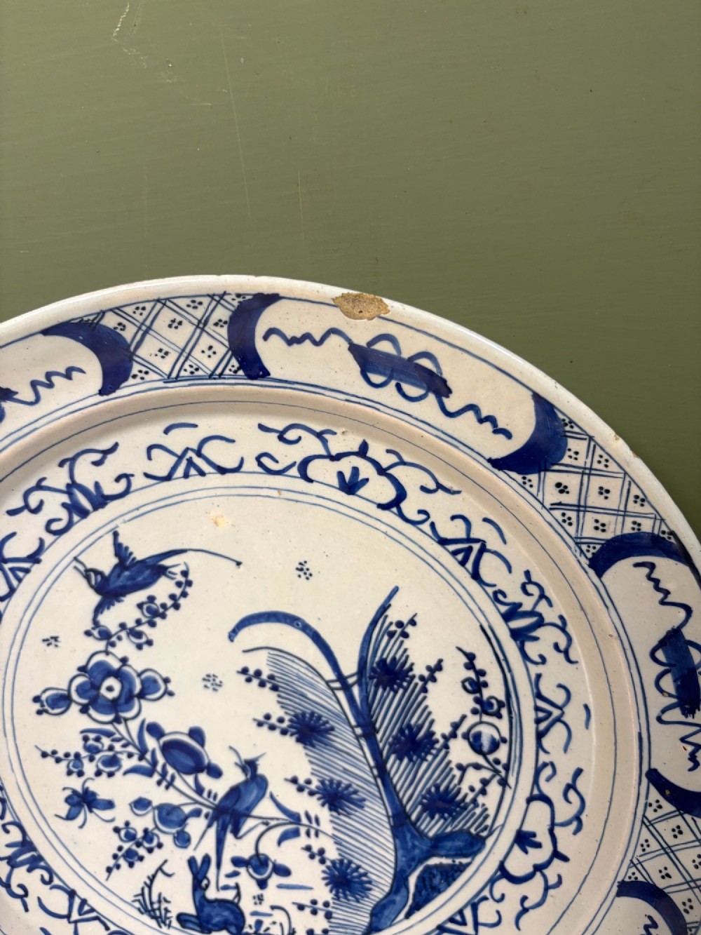 18TH C DELFT PLATE View II