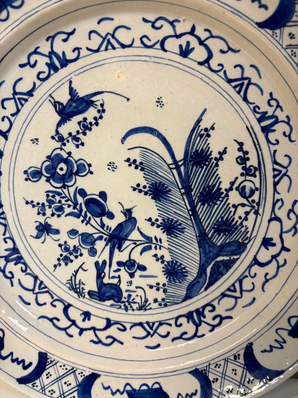 18TH C DELFT PLATE View III