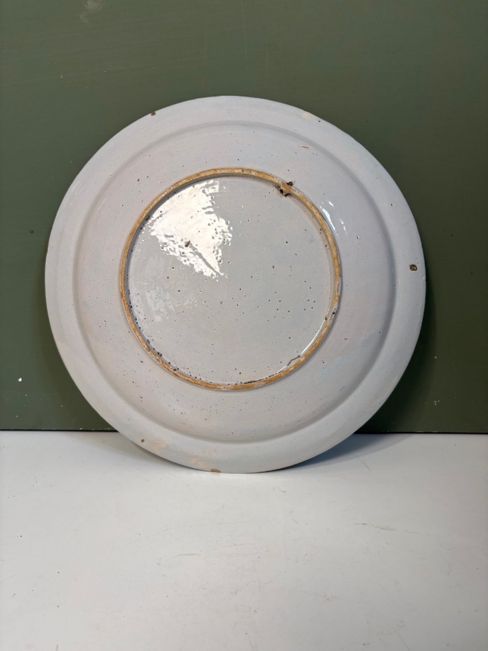 18TH C DELFT PLATE View IV