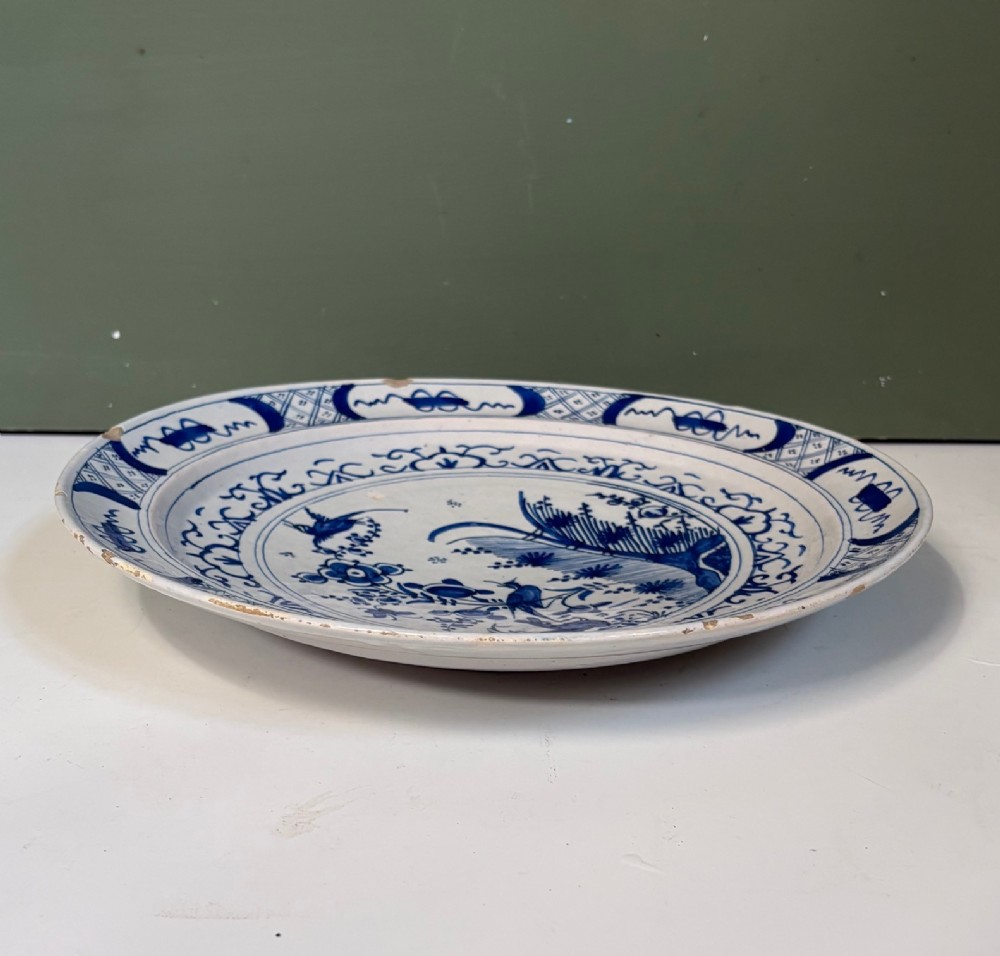 18TH C DELFT PLATE View V