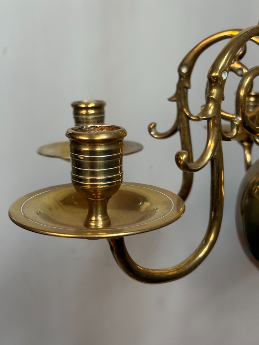 19TH C BRASS CENTRE LIGHT View III
