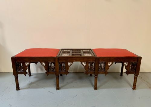 Large Moorish Window Seat Stool