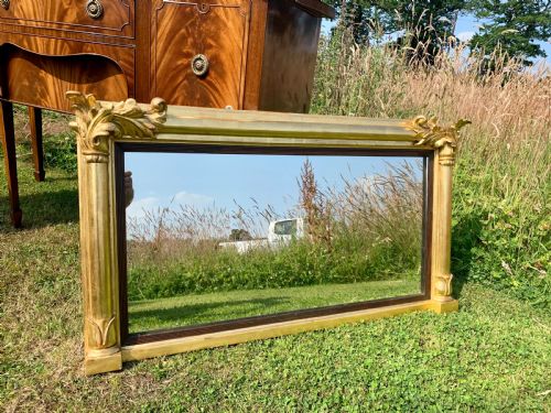 Regency Gilt Wood Overmantle Mirror