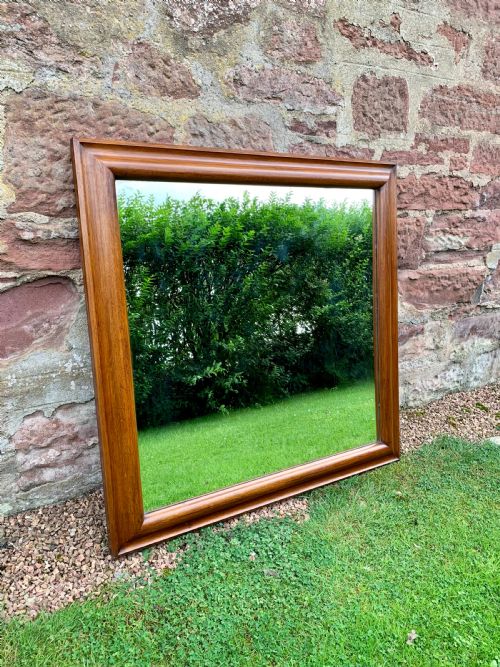 Large Oak Framed Mirror