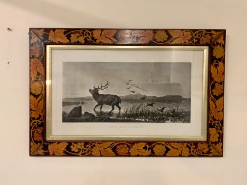 Scottish Etching in Decorative Frame