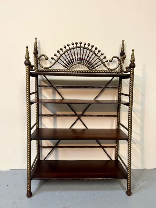 Gilded Mahogany Etagere