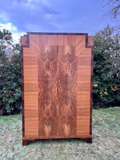 Art Deco Two Door Wardrobe