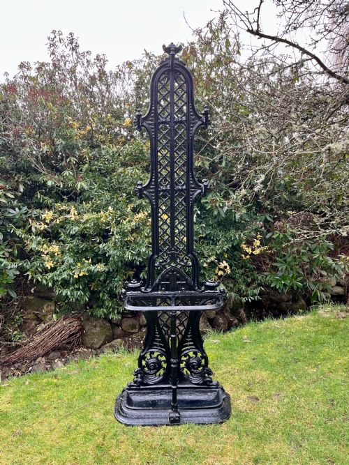 Scottish Cast Iron Stick Coat Stand