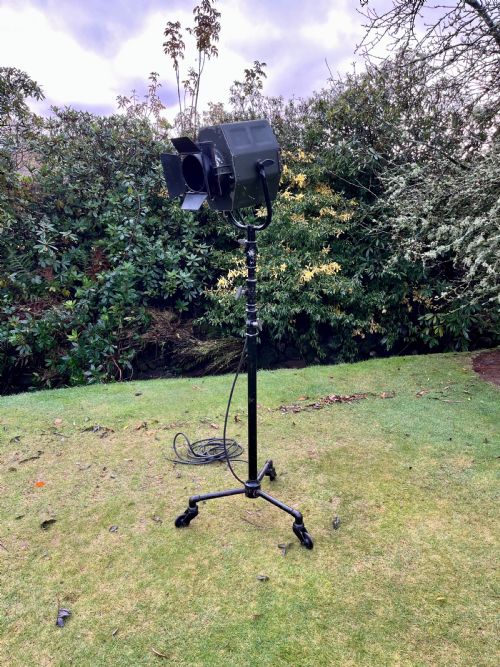 Industrial Theatre Light on Stand