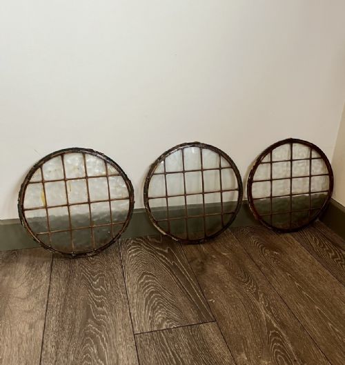 Three Copper Framed Windows