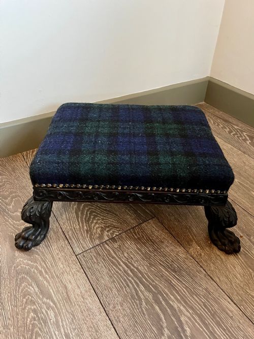 Ebonised Foot Stool