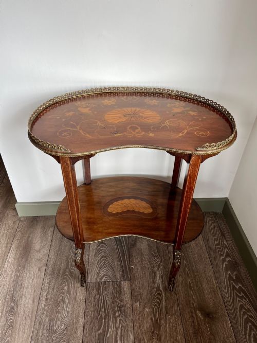 Mahogany Inlaid Etagere