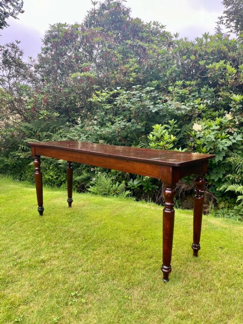 Scottish Mahogany Console Table