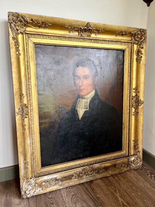 LARGE OIL PORTRAIT - ADDITIONAL PHOTO 8
