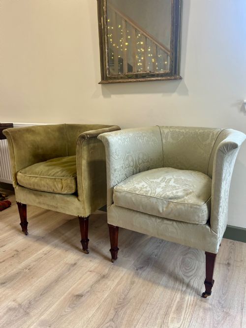 Pair Tub Armchairs