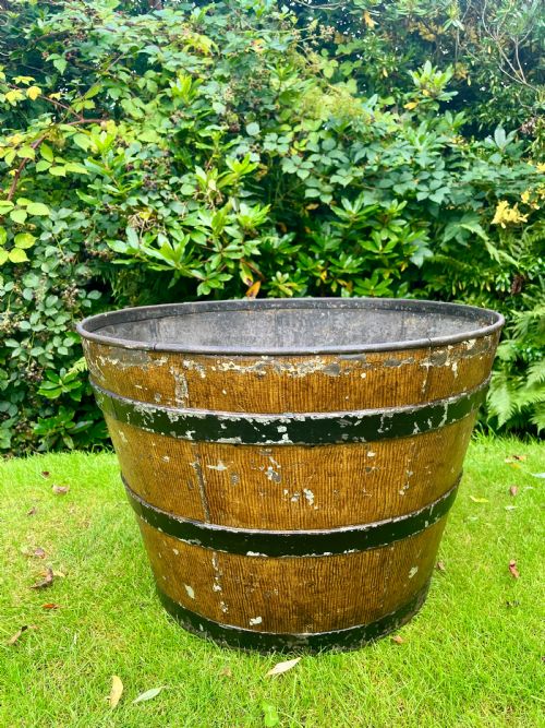 Large Tole Log Bin