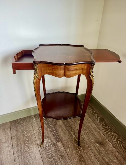 SUPERB FRENCH ORMOLU LAMP TABLE ATTRIBUTED TO FRANCOIS LINKE - ADDITIONAL PHOTO 1