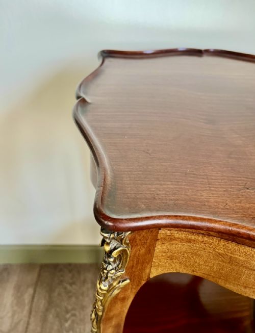 SUPERB FRENCH ORMOLU LAMP TABLE ATTRIBUTED TO FRANCOIS LINKE - ADDITIONAL PHOTO 8