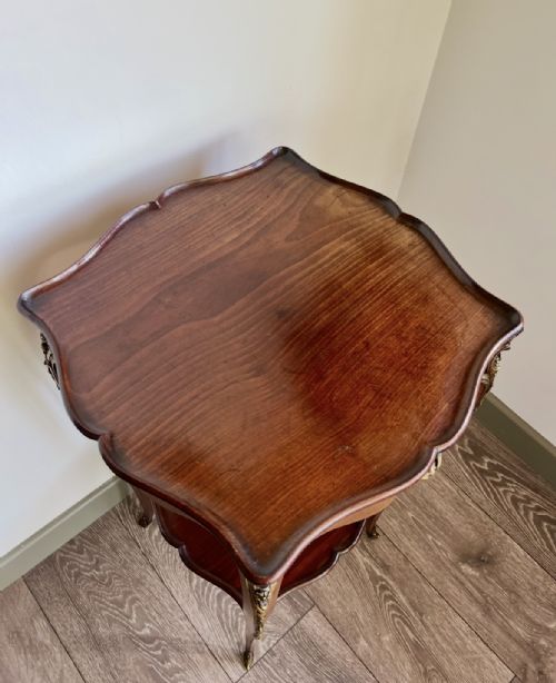 SUPERB FRENCH ORMOLU LAMP TABLE ATTRIBUTED TO FRANCOIS LINKE - ADDITIONAL PHOTO 9