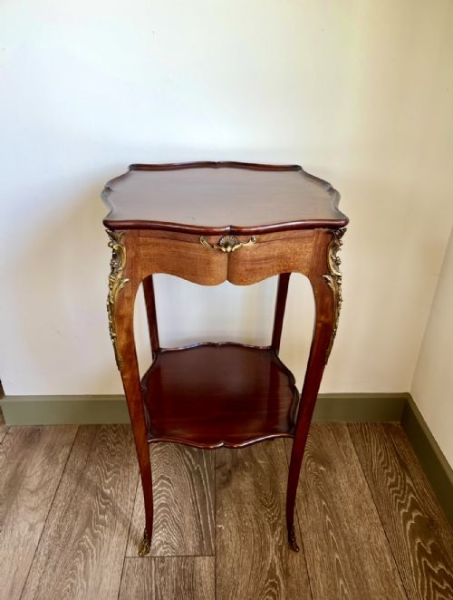SUPERB FRENCH ORMOLU LAMP TABLE ATTRIBUTED TO FRANCOIS LINKE - ADDITIONAL PHOTO 11