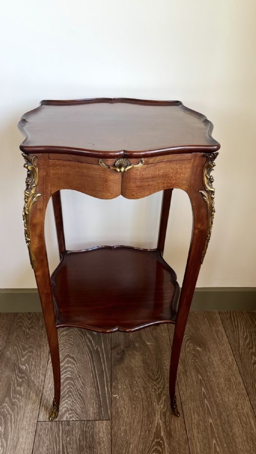 SUPERB FRENCH ORMOLU LAMP TABLE ATTRIBUTED TO FRANCOIS LINKE - ADDITIONAL PHOTO 12