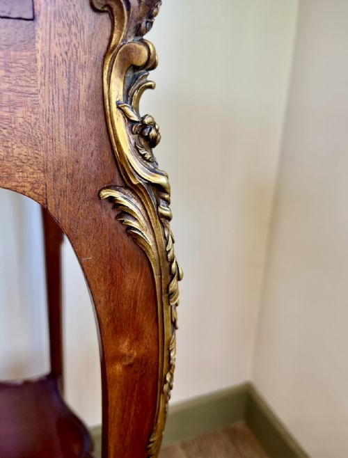 SUPERB FRENCH ORMOLU LAMP TABLE ATTRIBUTED TO FRANCOIS LINKE - ADDITIONAL PHOTO 14