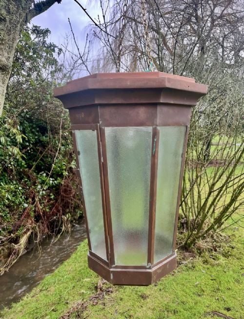 Huge Copper Hall Lantern