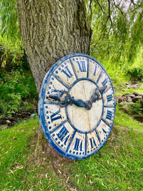 HUGE FRENCH TOWER CLOCK FACE - ADDITIONAL PHOTO 1