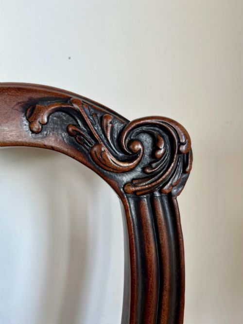 FINE GEORGIAN CHIPPENDALE PERIOD ARMCHAIR - ADDITIONAL PHOTO 3