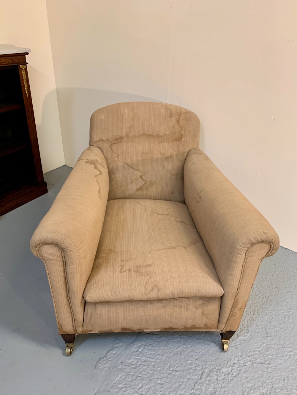Superb deep seated country house armchair  View III